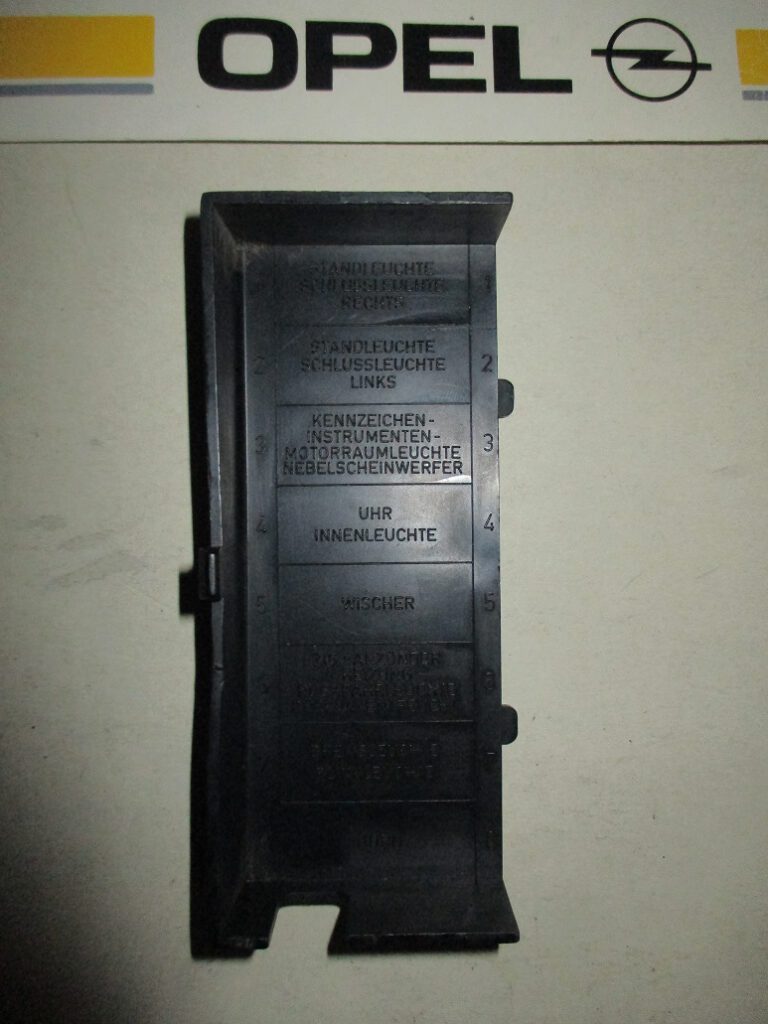 Deckel Sicherungsk. 2 Com A-Rek C 12 38 142